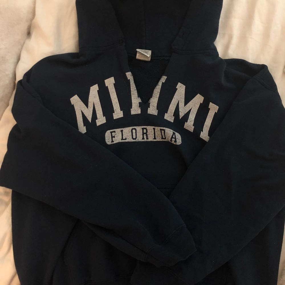 Navy blue MIAMI hoodie